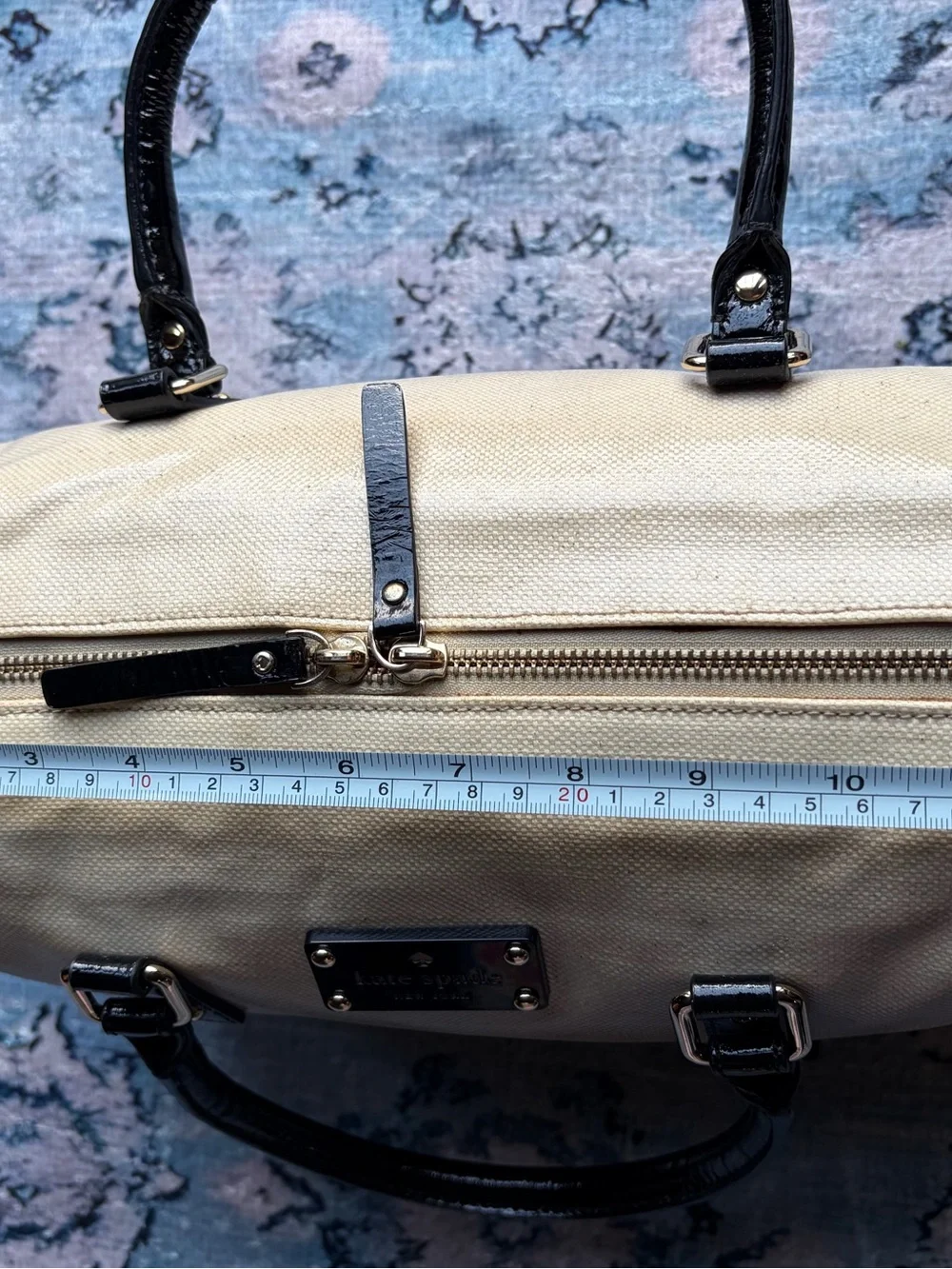 kate spade Black & Cream Two-Tone Satchel
